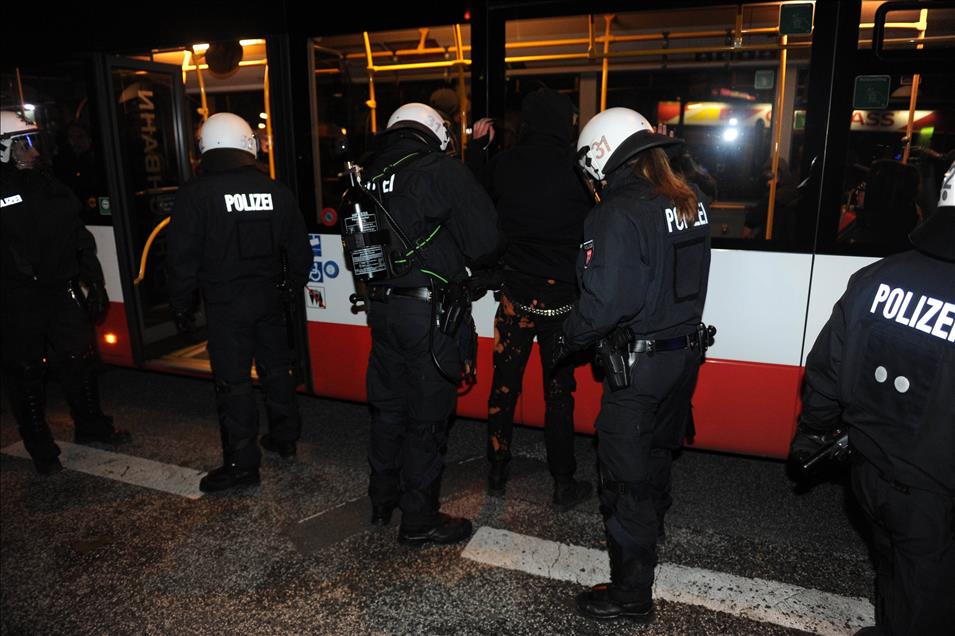 Hamburg'ta ''tehlikeli bölge'' ilan edilmesi