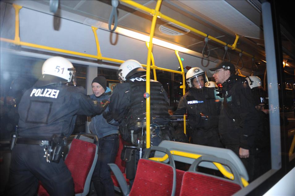 Hamburg'ta ''tehlikeli bölge'' ilan edilmesi