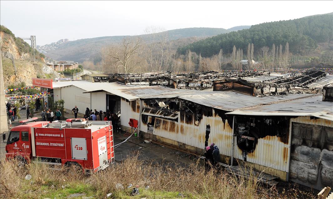 Beykoz'da yangın