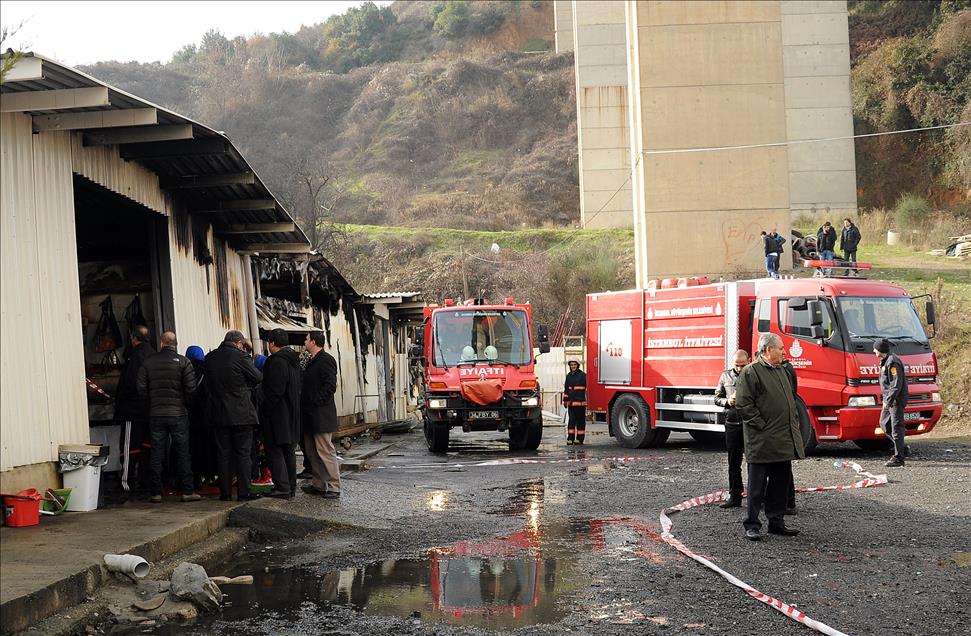 Beykoz'da yangın
