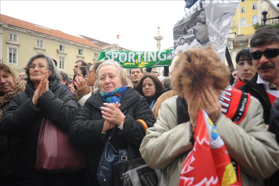 Portekizliler, "kara panter''ini uğurluyor