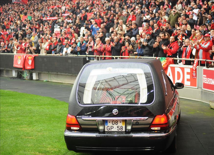 Portekiz, Eusebio'yu uğurluyor