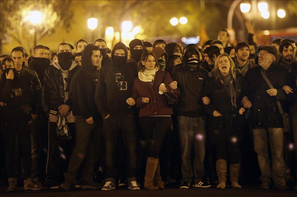 SPAIN PROTEST