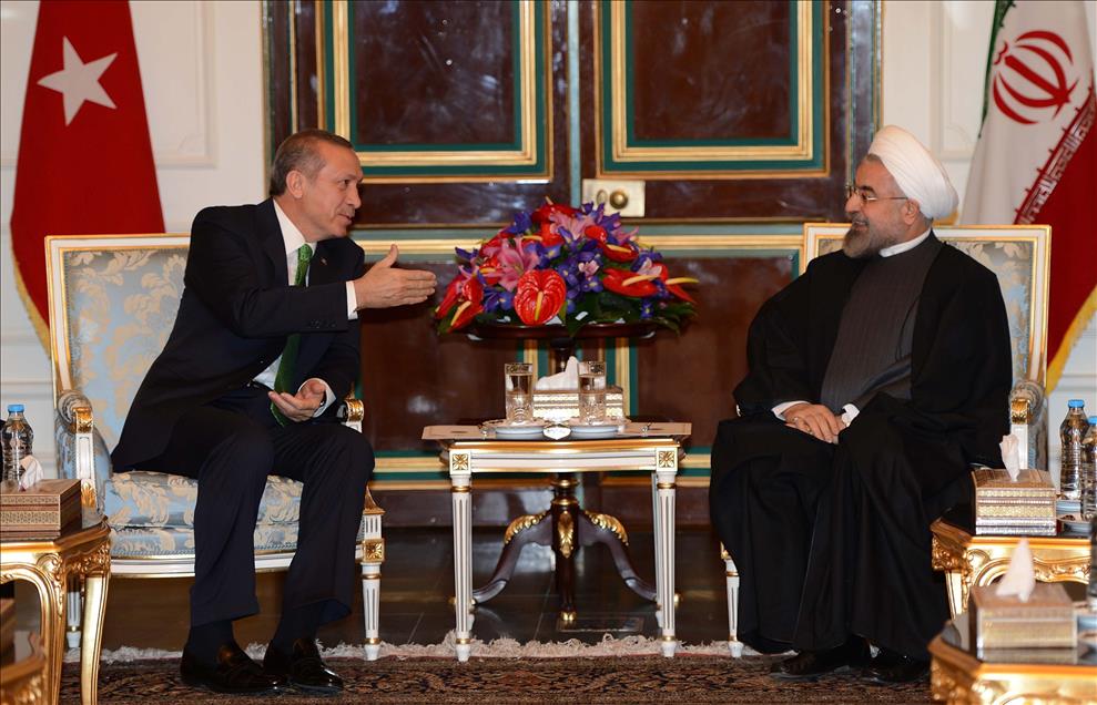 Başbakan Erdoğan - İran Cumhurbaşkanı Hasan Ruhani