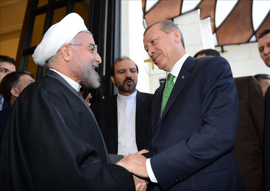 Başbakan Erdoğan - İran Cumhurbaşkanı Hasan Ruhani