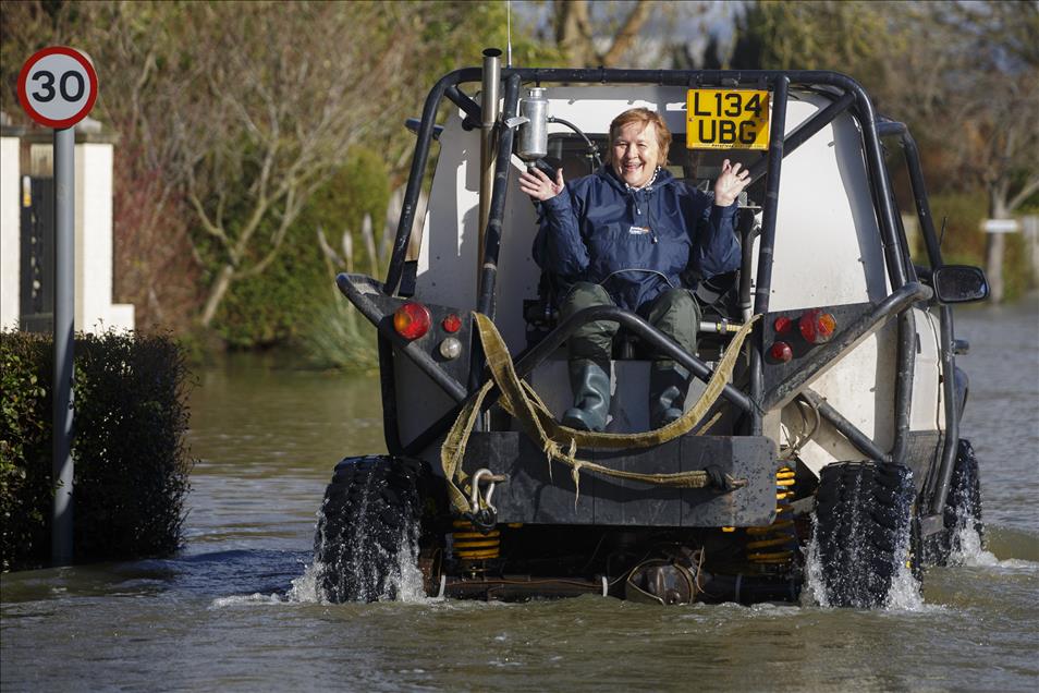 İngiltere'de sel felaketi