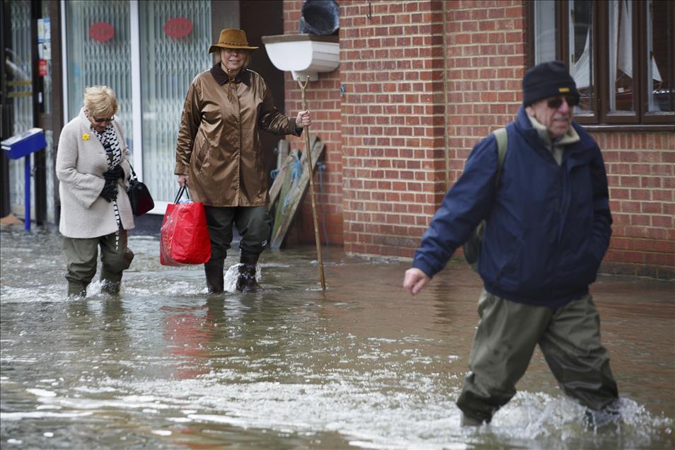 İngiltere'de sel felaketi