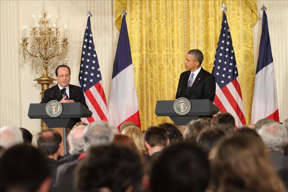 Obama-Hollande ortak basın toplantısı