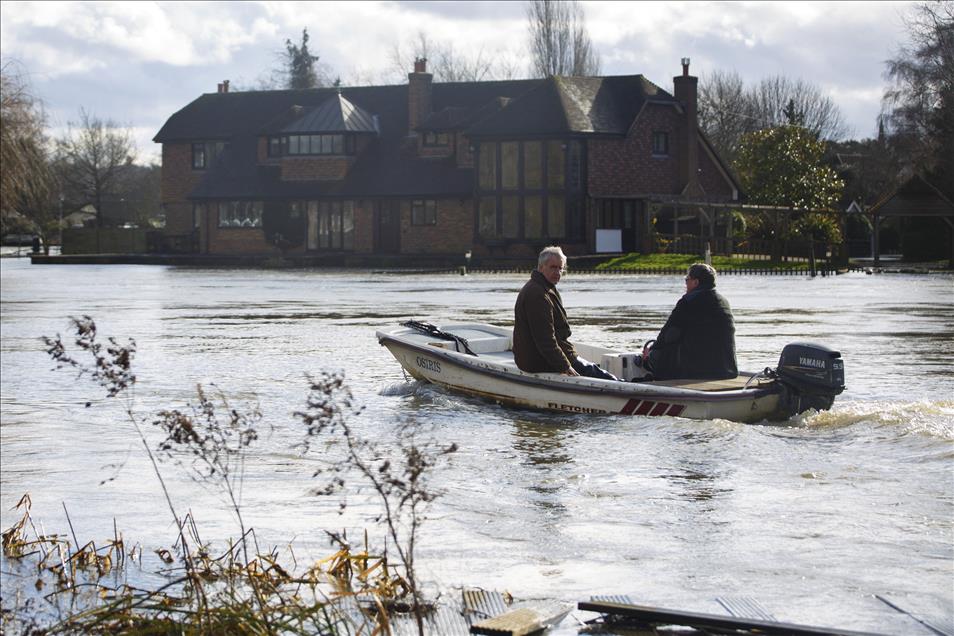İngiltere'de sel felaketi