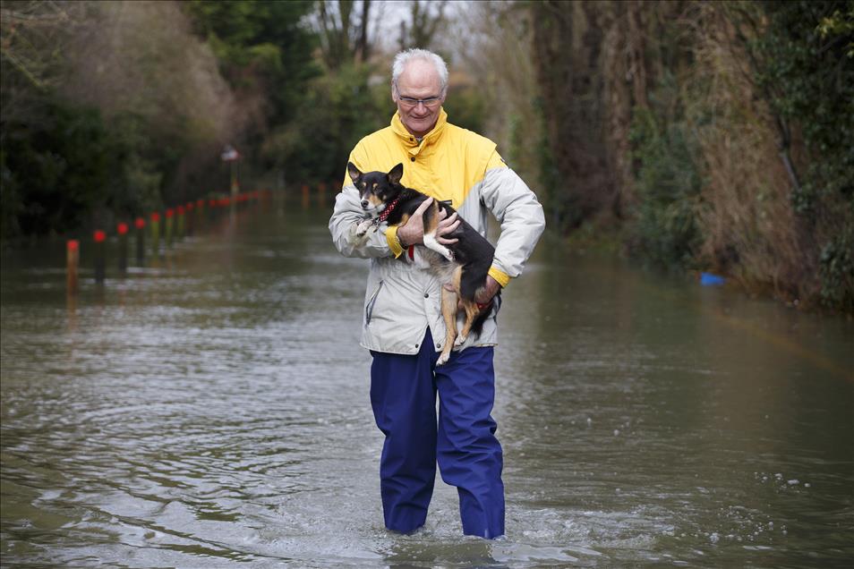 İngiltere'de sel felaketi