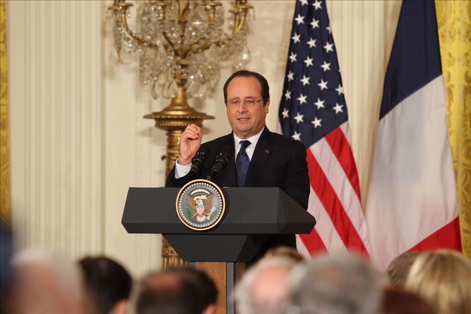 Obama-Hollande ortak basın toplantısı
