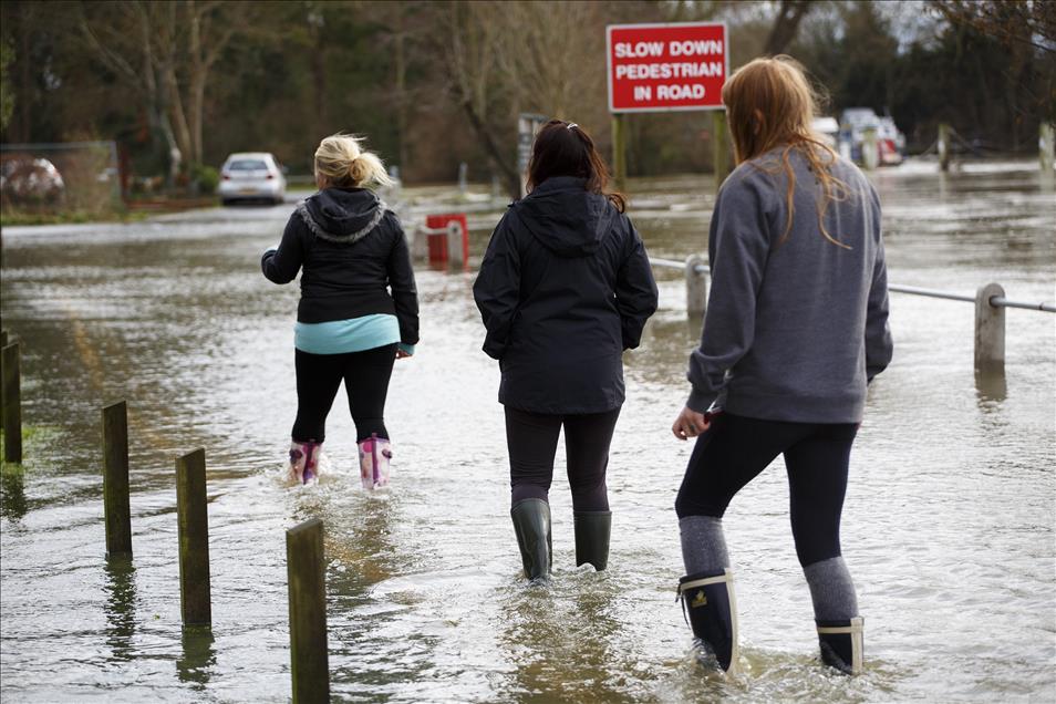 İngiltere'de sel felaketi