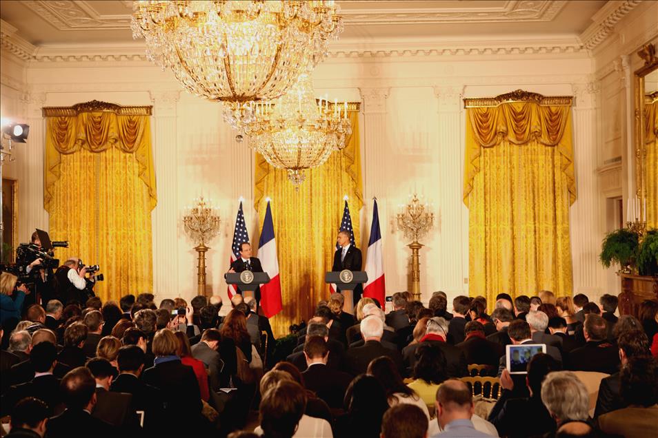 Obama-Hollande ortak basın toplantısı