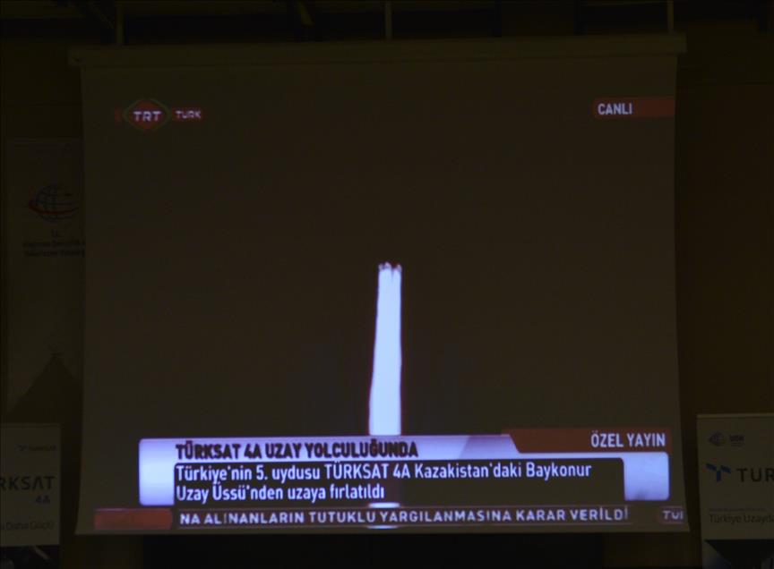 Türkiye'nin yeni uydusu TÜRKSAT 4A fırlatıldı