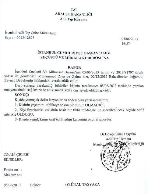 Gezi Parkı olayları sırasında saldırıya uğradığını belirten Develioğlu