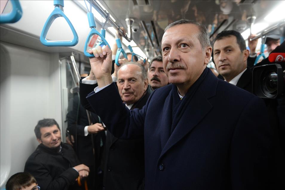 Şişhane-Haliç Metro Geçiş Köprüsü-Yenikapı Metro Hattı açılış töreni