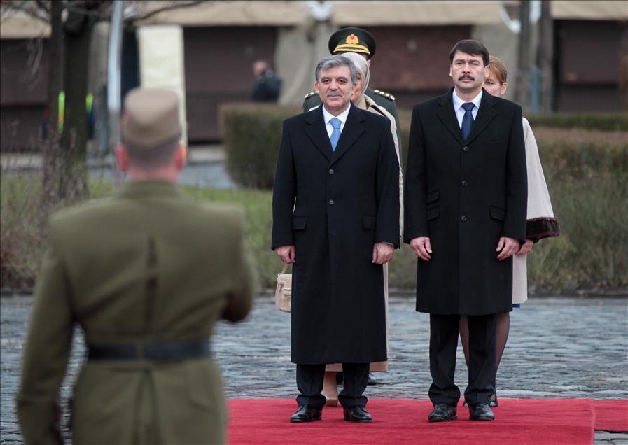 Cumhurbaşkanı Abdullah Gül Macaristan'da