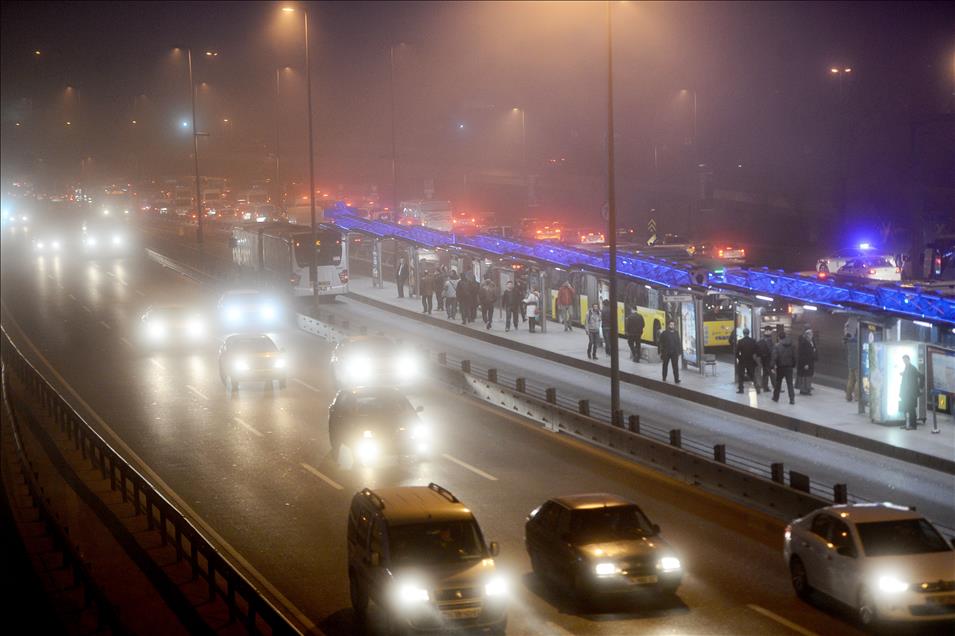 İstanbul'da Yoğun Sis