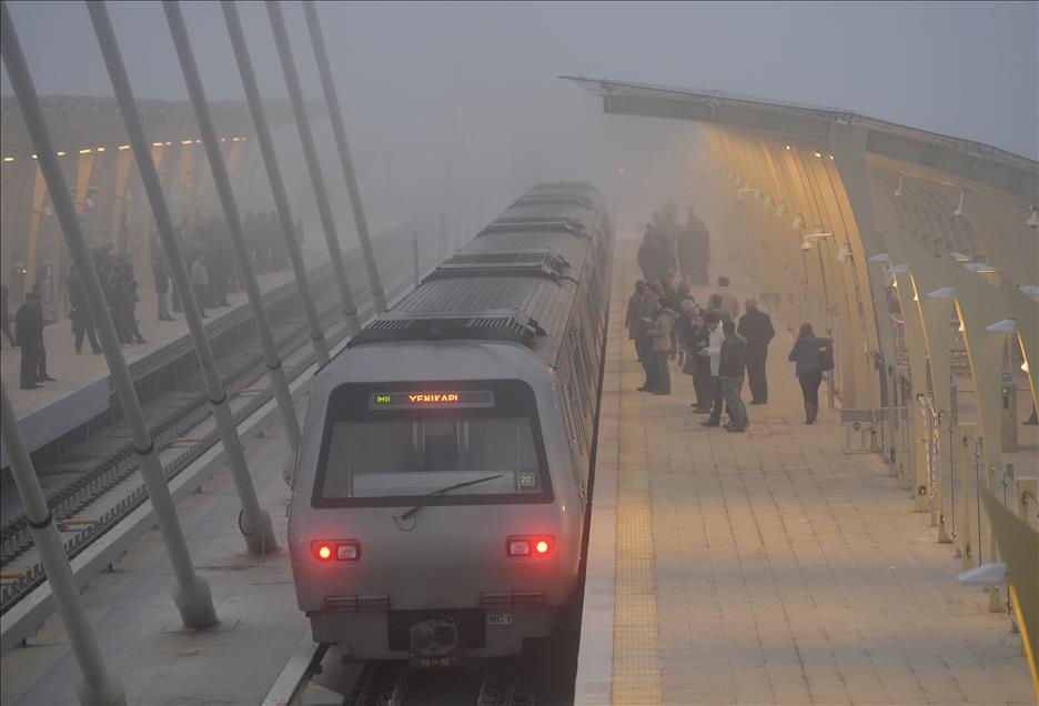 İstanbul'da sis