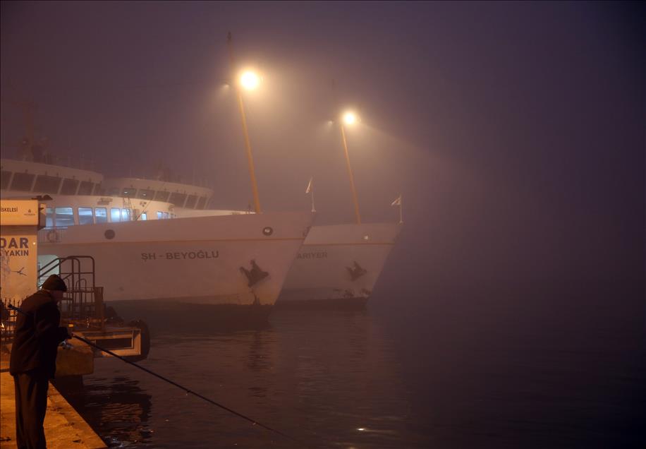 İstanbul'da sis