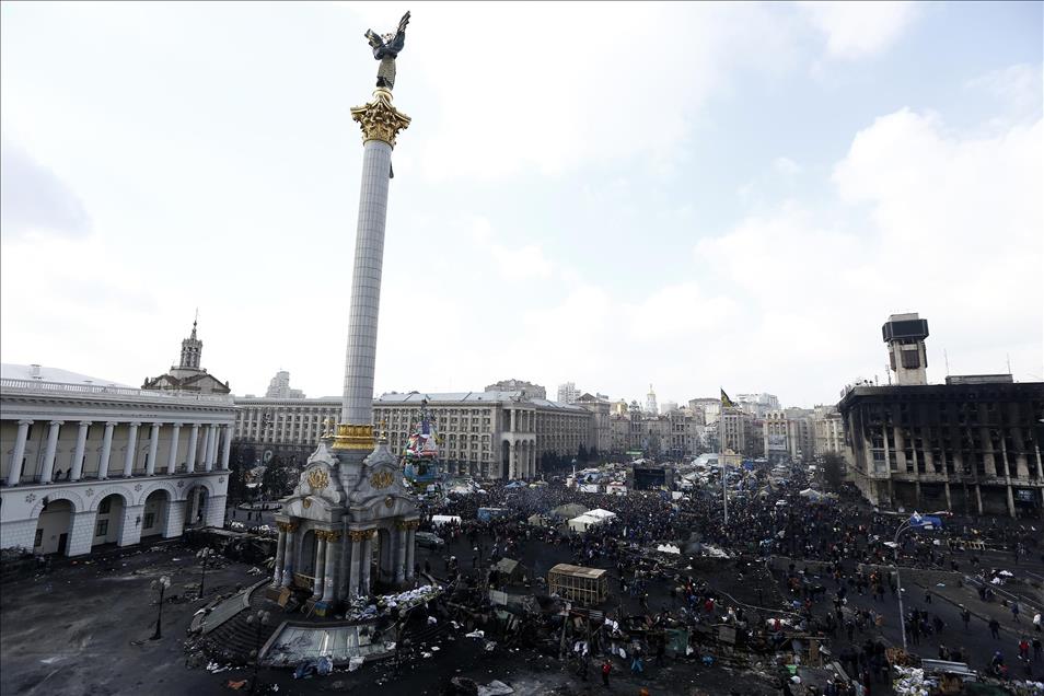 Ukrayna'da yönetim karşıtı gösteriler