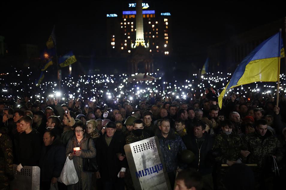 Ukrayna'da yönetim karşıtı gösteriler