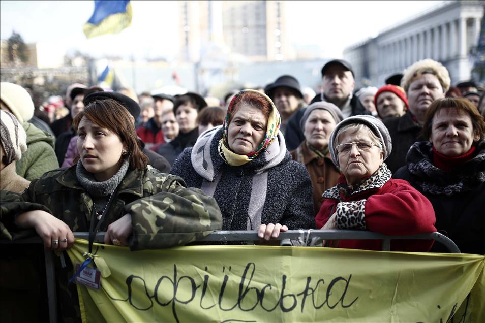 Ukrayna'da yönetim karşıtı gösteriler