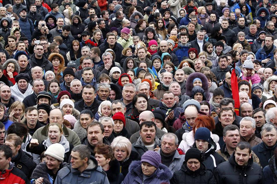 Ukrayna'da yönetim karşıtı gösteriler