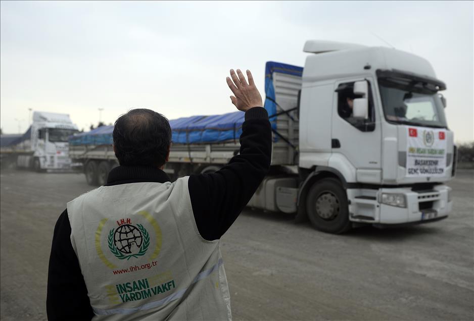 İHH'dan Suriye'ye yardım