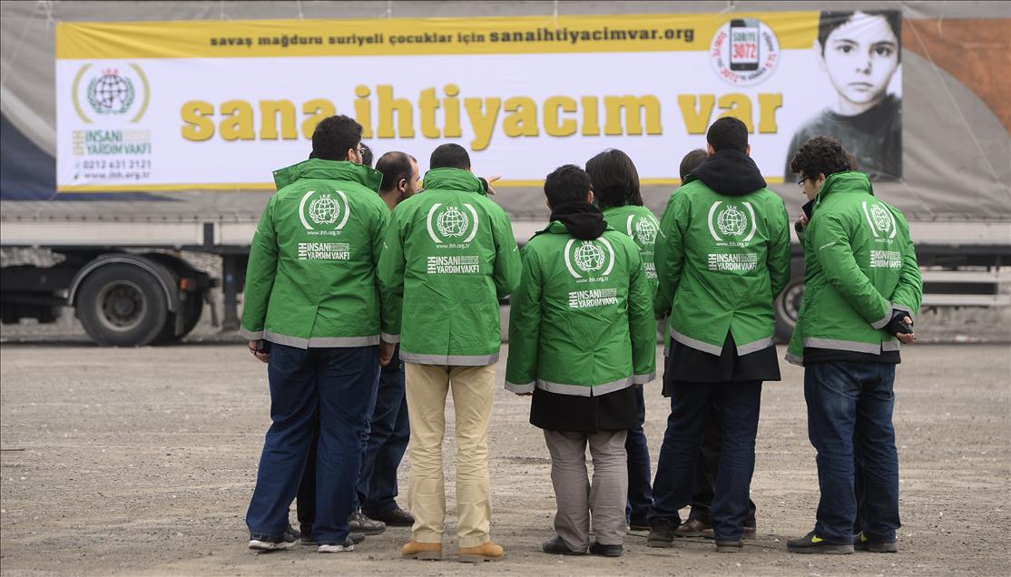 İHH'dan Suriye'ye yardım