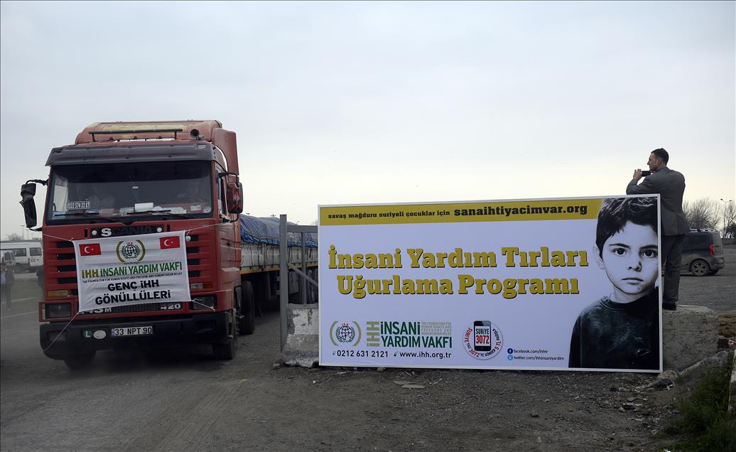 İHH'dan Suriye'ye yardım
