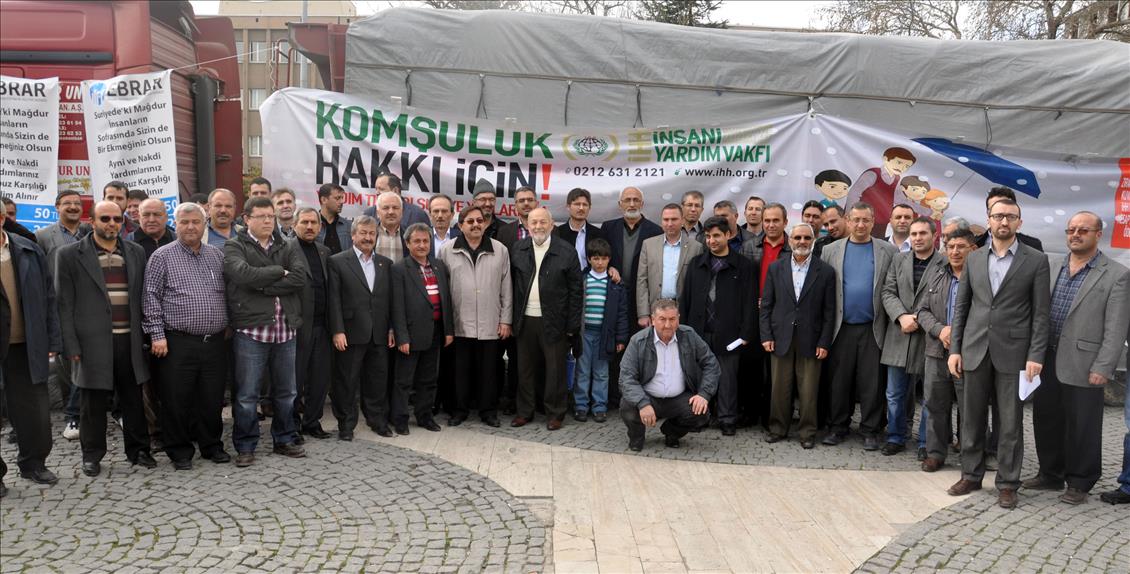 Uşak'tan Suriyelilere yardım eli