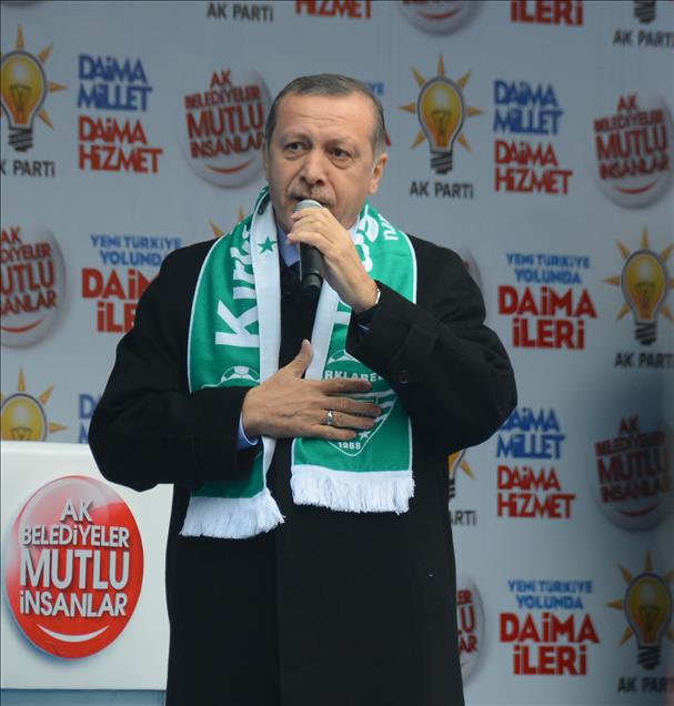 Başbakan Erdoğan Kırklareli'de