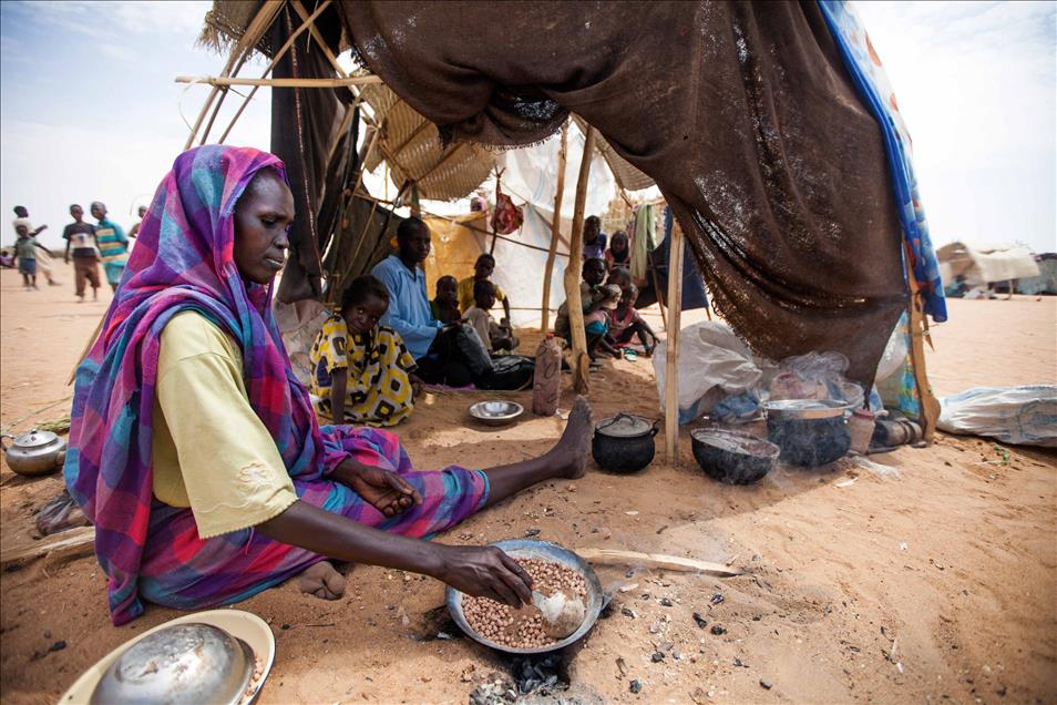 Darfur'da mülteci hayatı