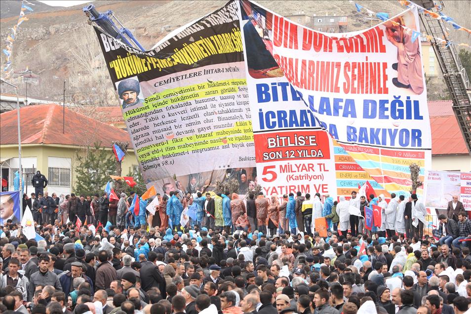 AK Parti'nin Bitlis mitingi