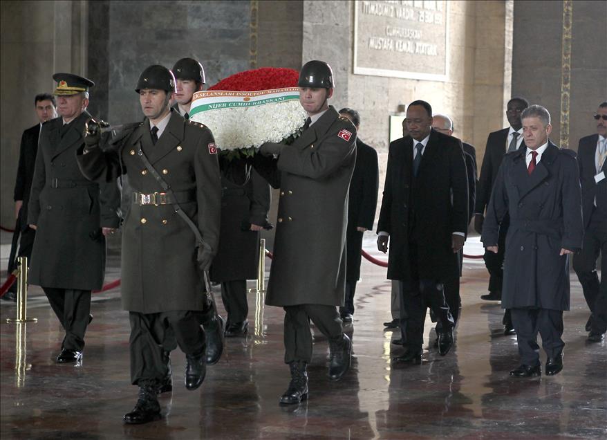 Nijer Cumhurbaşkanı Mahamadou, Ankara'da