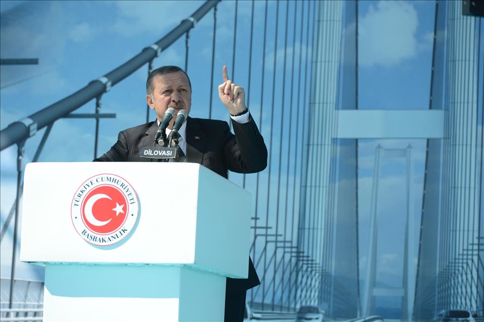 İzmit Körfez Köprüsü Ayağı Keson Batırma Töreni