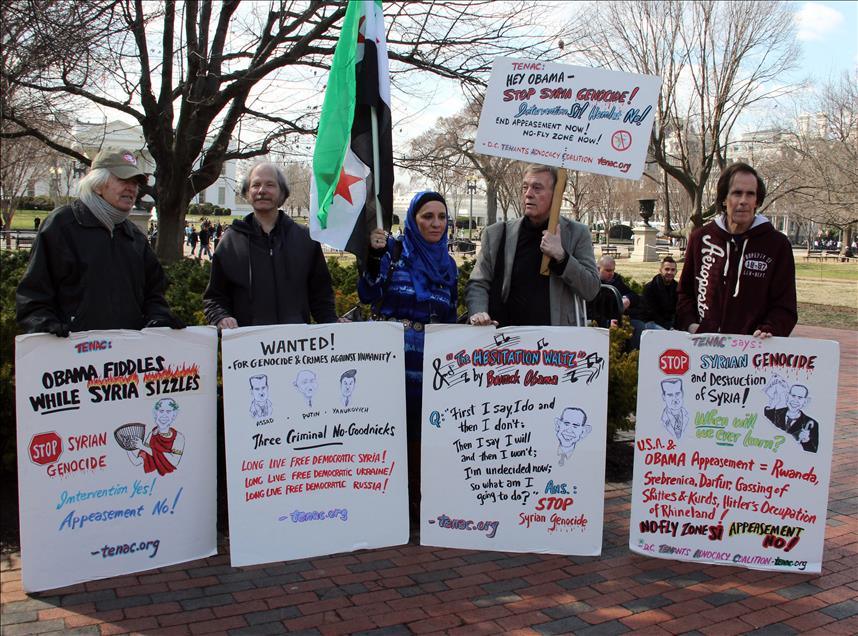 Protest against Assad Regime in Washington