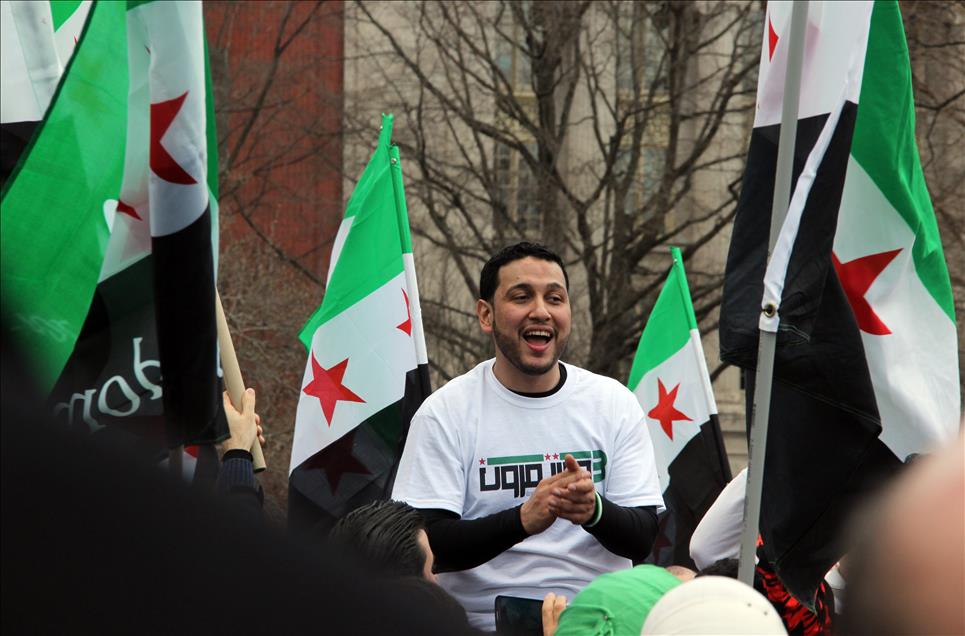 Protest against Assad Regime in Washington