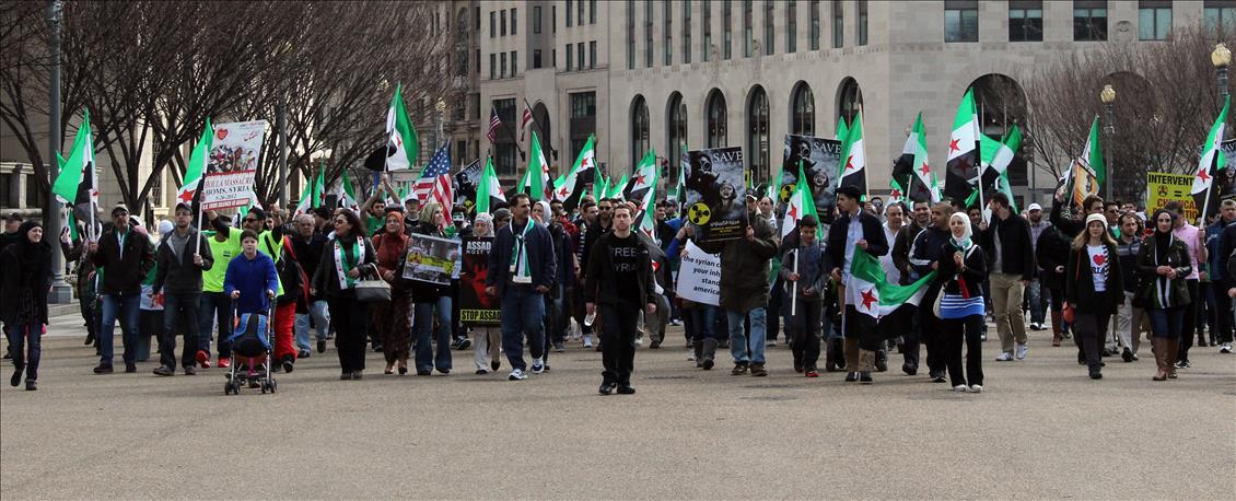 Protest against Assad Regime in Washington