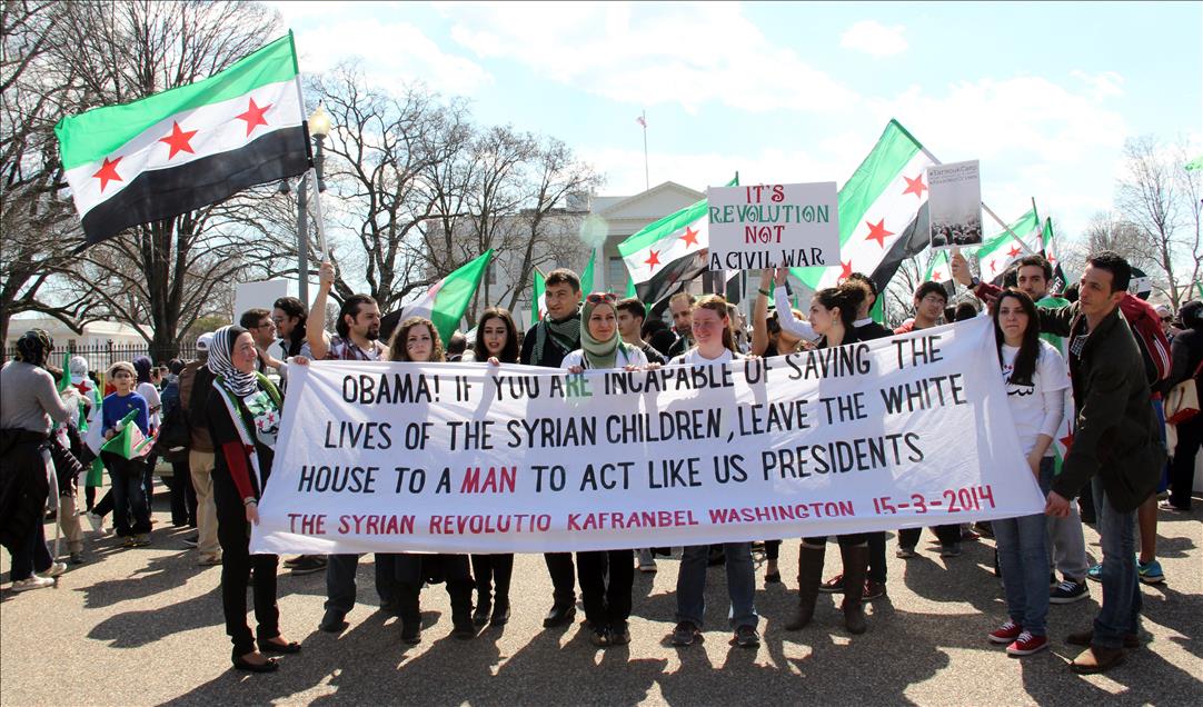 Protest against Assad Regime in Washington