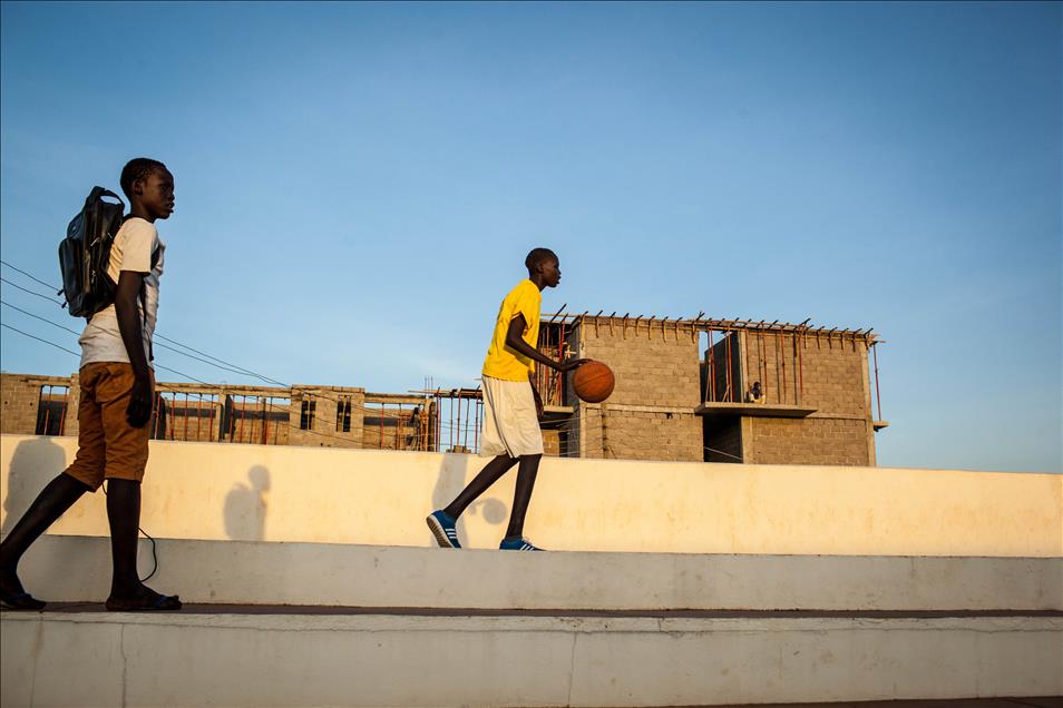 Güney Sudan'ın eski basketbol oyuncuları