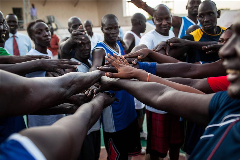 Güney Sudan'ın eski basketbol oyuncuları