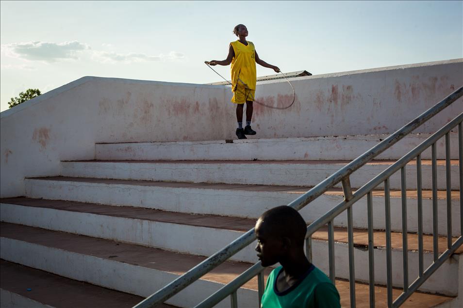 FORMER PLAYERS OF SOUTH SUDAN'S NATIONAL BASKETBALL TEAM