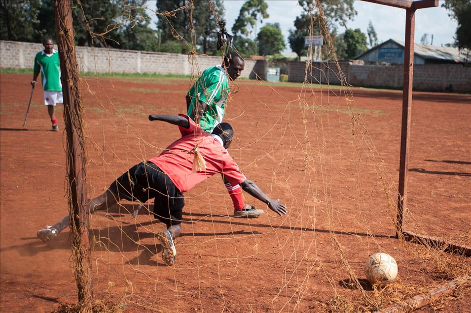 Kenya Amputee Soccer Players train in Nairobi