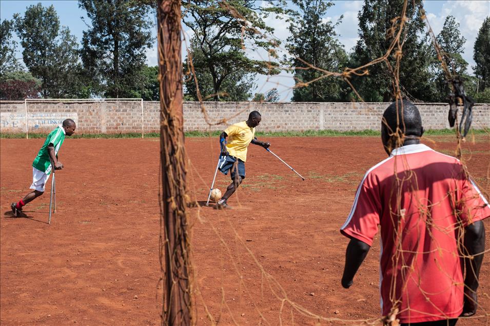 Kenya Amputee Soccer Players train in Nairobi