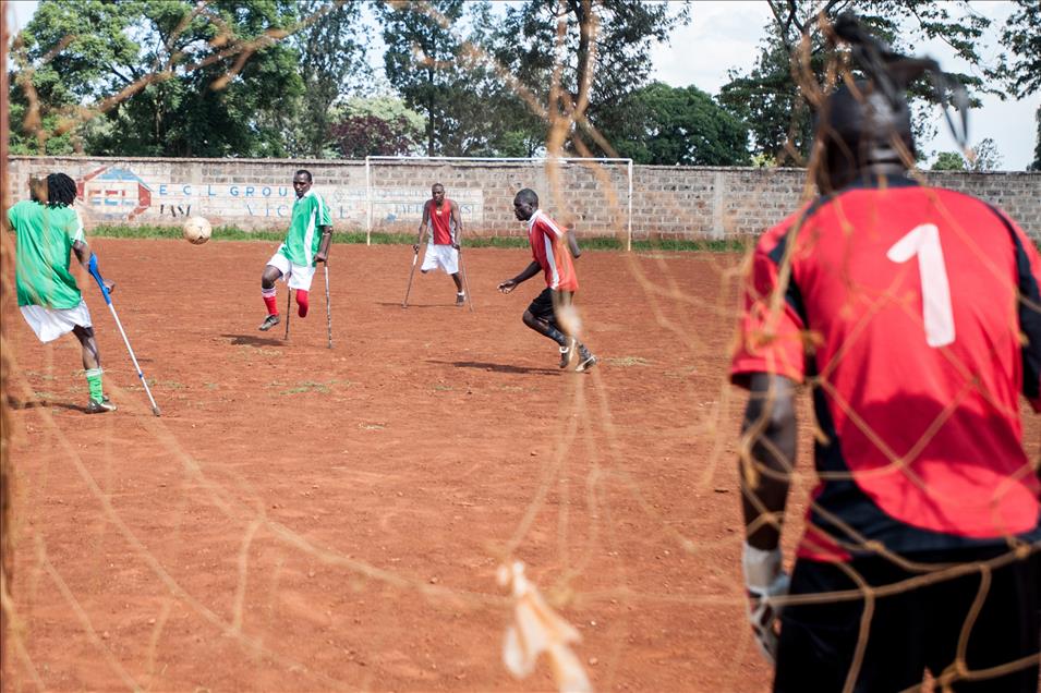 Kenya Amputee Soccer Players train in Nairobi