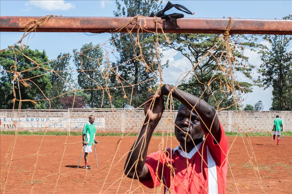 Kenya Amputee Soccer Players train in Nairobi