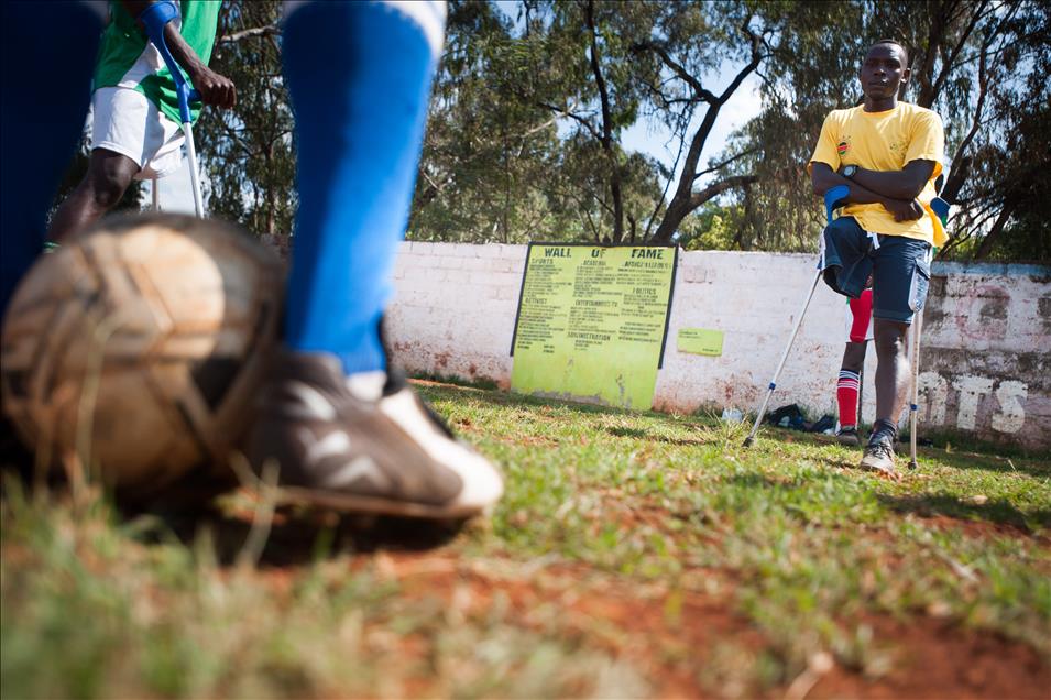Kenya Amputee Soccer Players train in Nairobi
