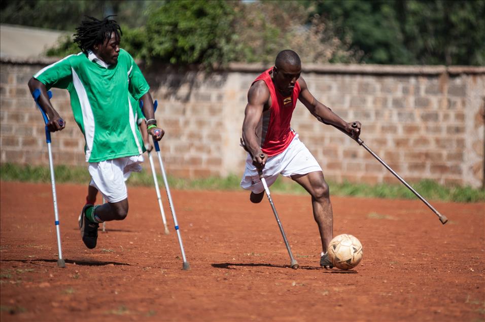 Kenya Amputee Soccer Players train in Nairobi
